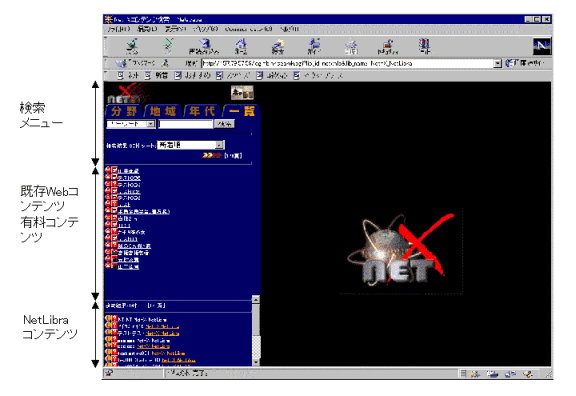 コンテンツ検索画面